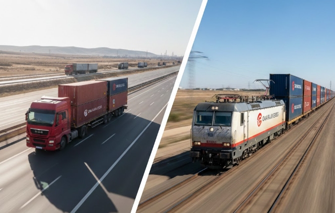 Автомобильные и железнодорожные перевозки из Китая в Россию